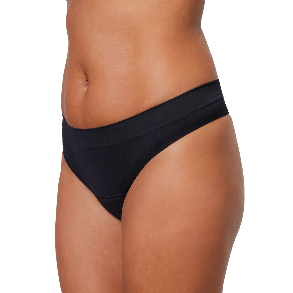 The Thong Period. in Sporty Stretch For Light Flows From The Period Company