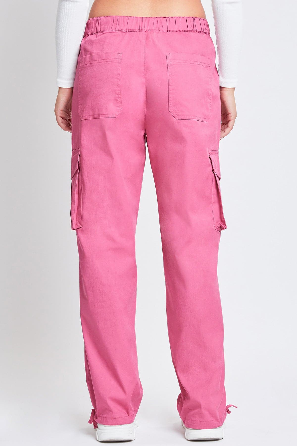 Women's Mid Rise Pull On Cargo Pants from YMI JEANS