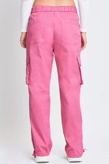 Women's Mid Rise Pull On Cargo Pants from YMI JEANS