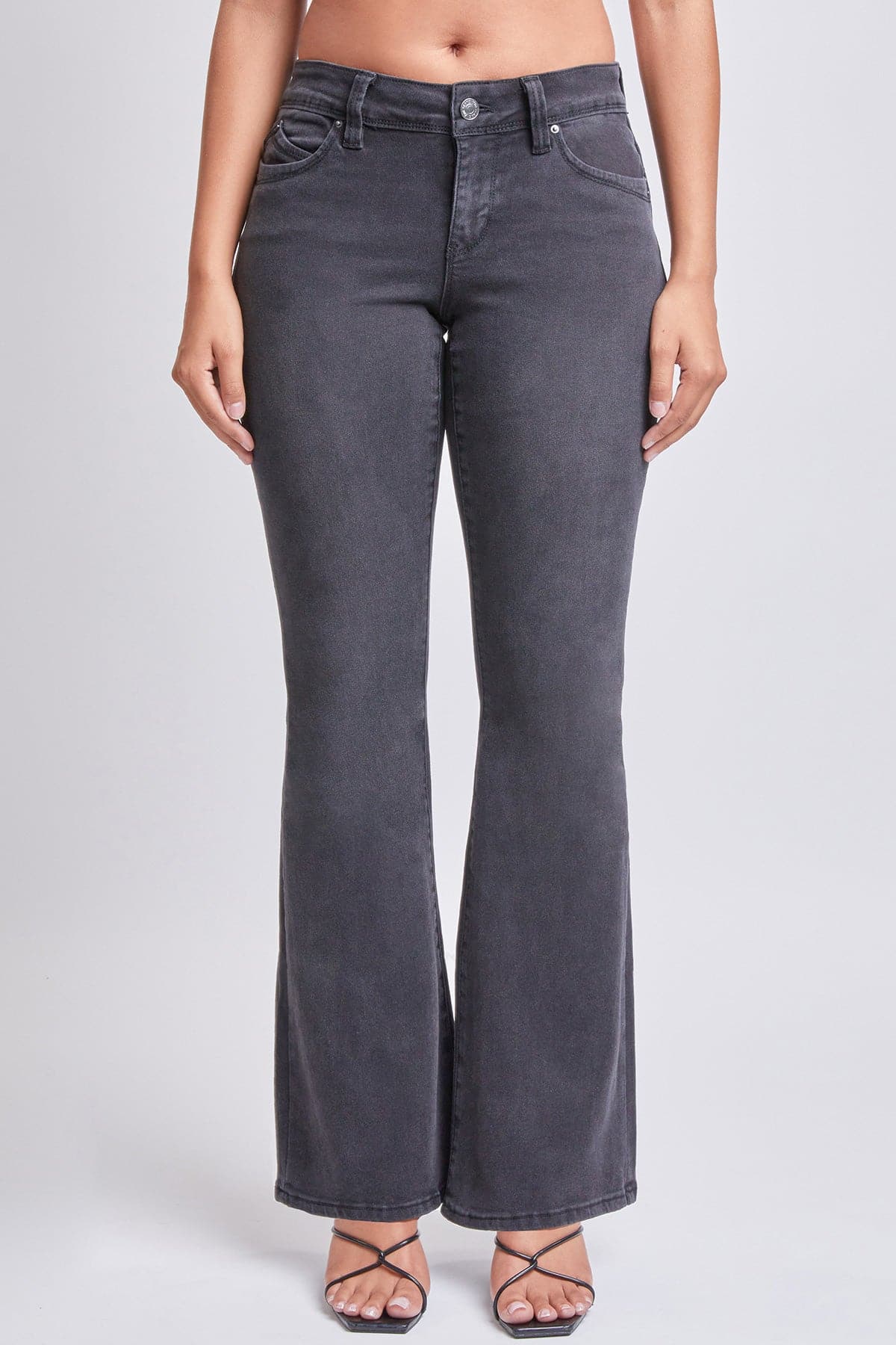 Women’s Sustainable WannaBettaButt Low Rise Flare Jeans Jacket From YMI JEANS