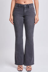 Women’s Sustainable WannaBettaButt Low Rise Flare Jeans Jacket From YMI JEANS