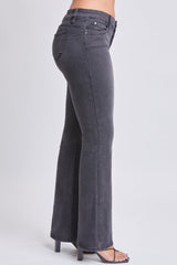 Women’s Sustainable WannaBettaButt Low Rise Flare Jeans Jacket From YMI JEANS