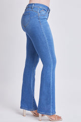 Women’s Sustainable WannaBettaButt Low Rise Flare Jeans Jacket From YMI JEANS