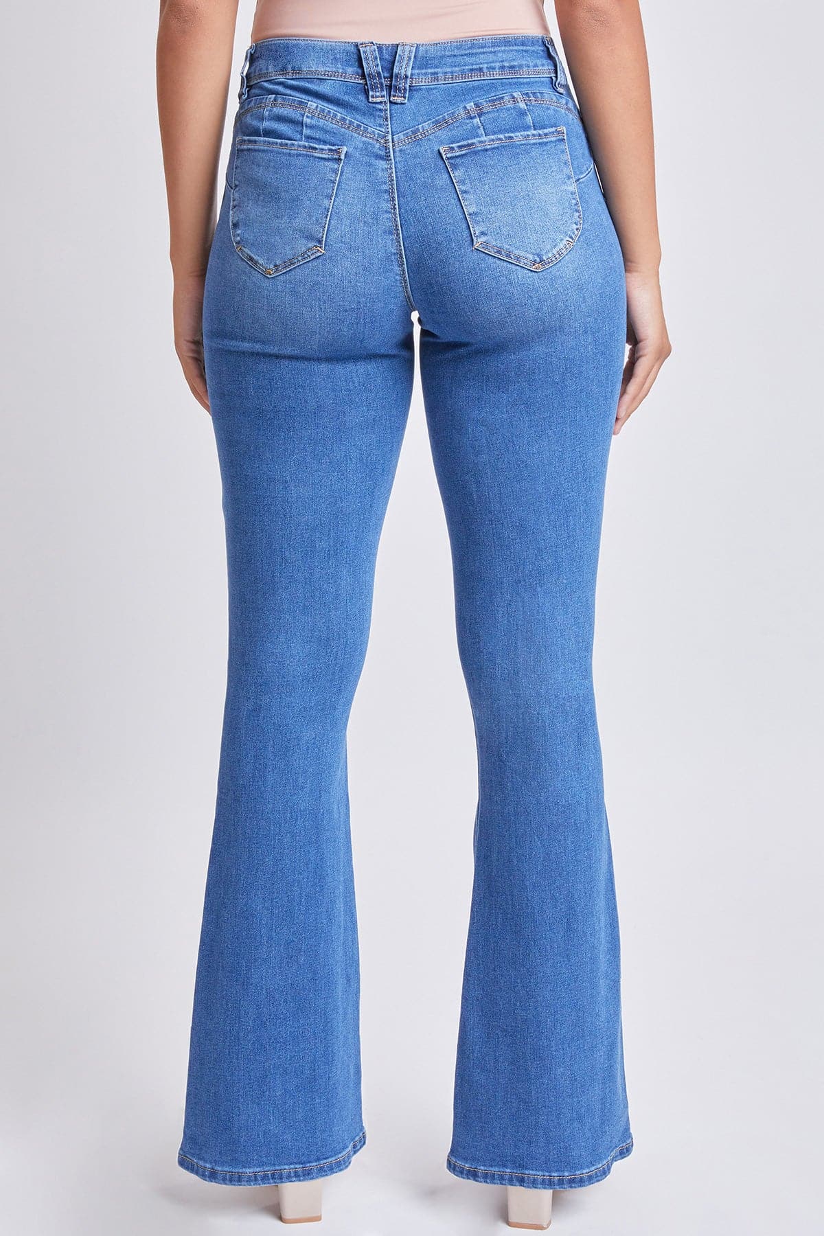 Women’s Sustainable WannaBettaButt Low Rise Flare Jeans Jacket From YMI JEANS