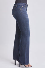 Women’s Sustainable WannaBettaButt Low Rise Flare Jeans Jacket From YMI JEANS