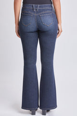Women’s Sustainable WannaBettaButt Low Rise Flare Jeans Jacket From YMI JEANS