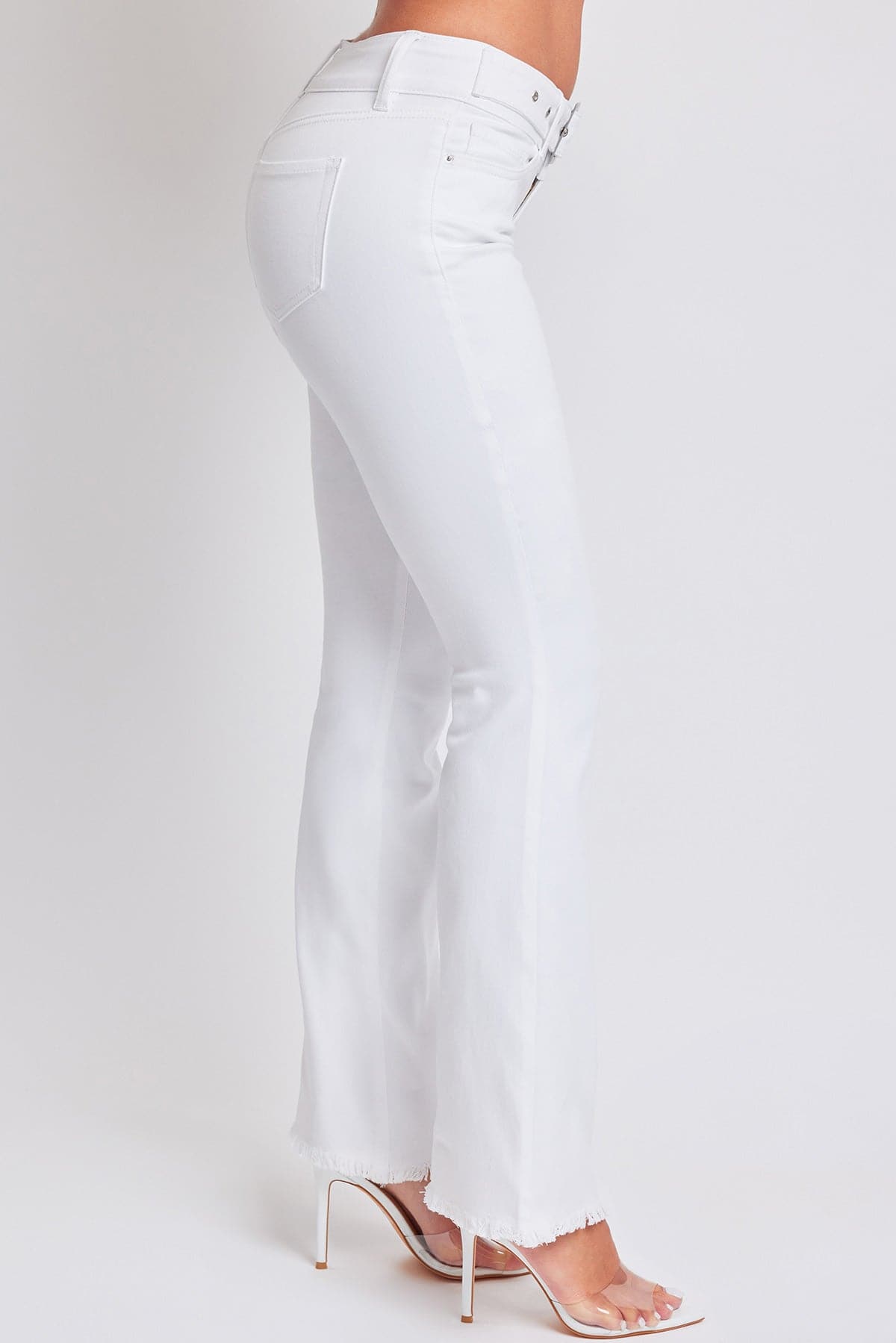 Women's Belted Flare Jeans From YMI JEANS