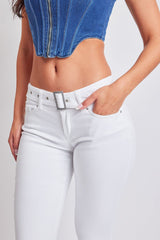 Women's Belted Flare Jeans From YMI JEANS