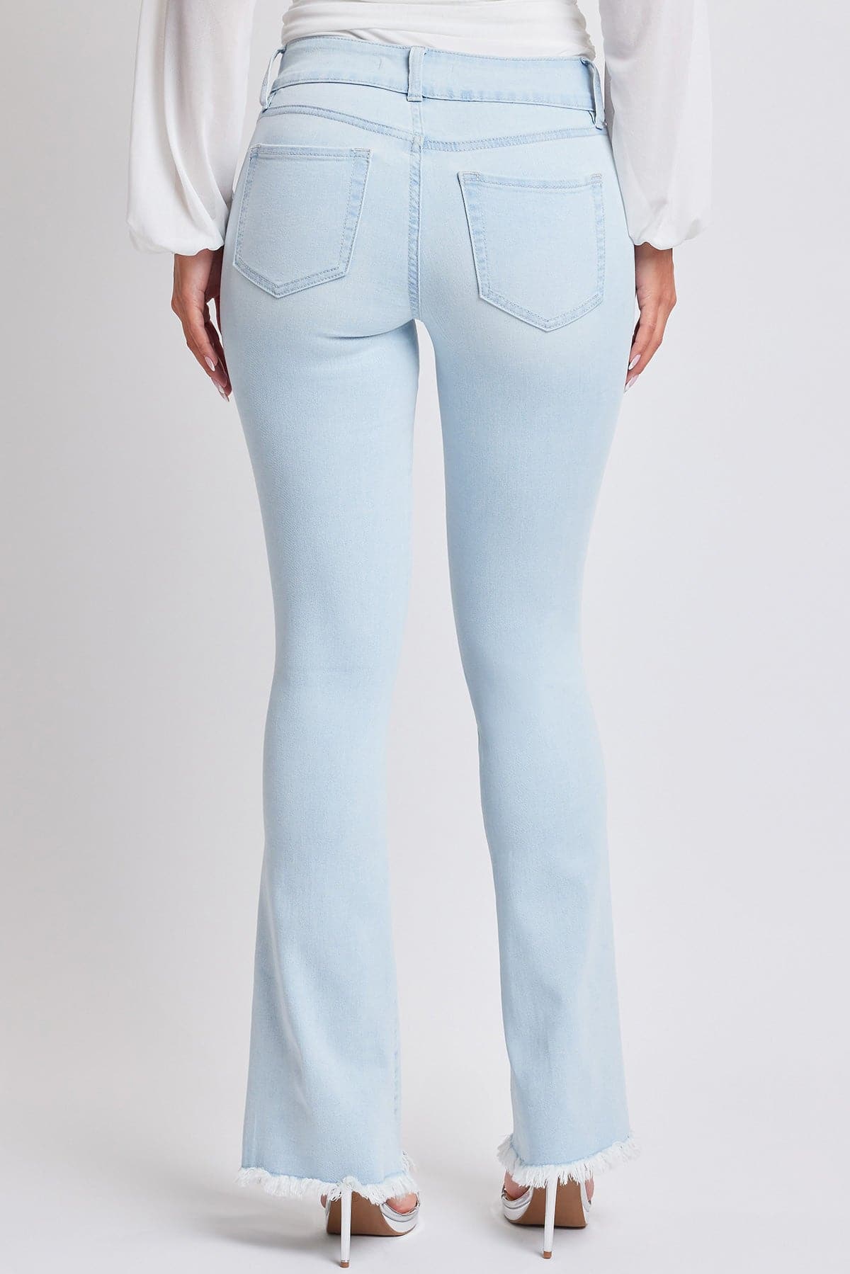 Women's Belted Flare Jeans From YMI JEANS