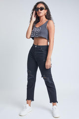 Women's Dream  Mom Fit Ankle Jeans From YMI JEANS