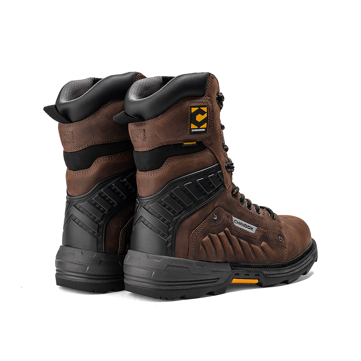 Scorpion 9” Plain Toe Waterproof Work Boot – Brown from Chinook® Footwear