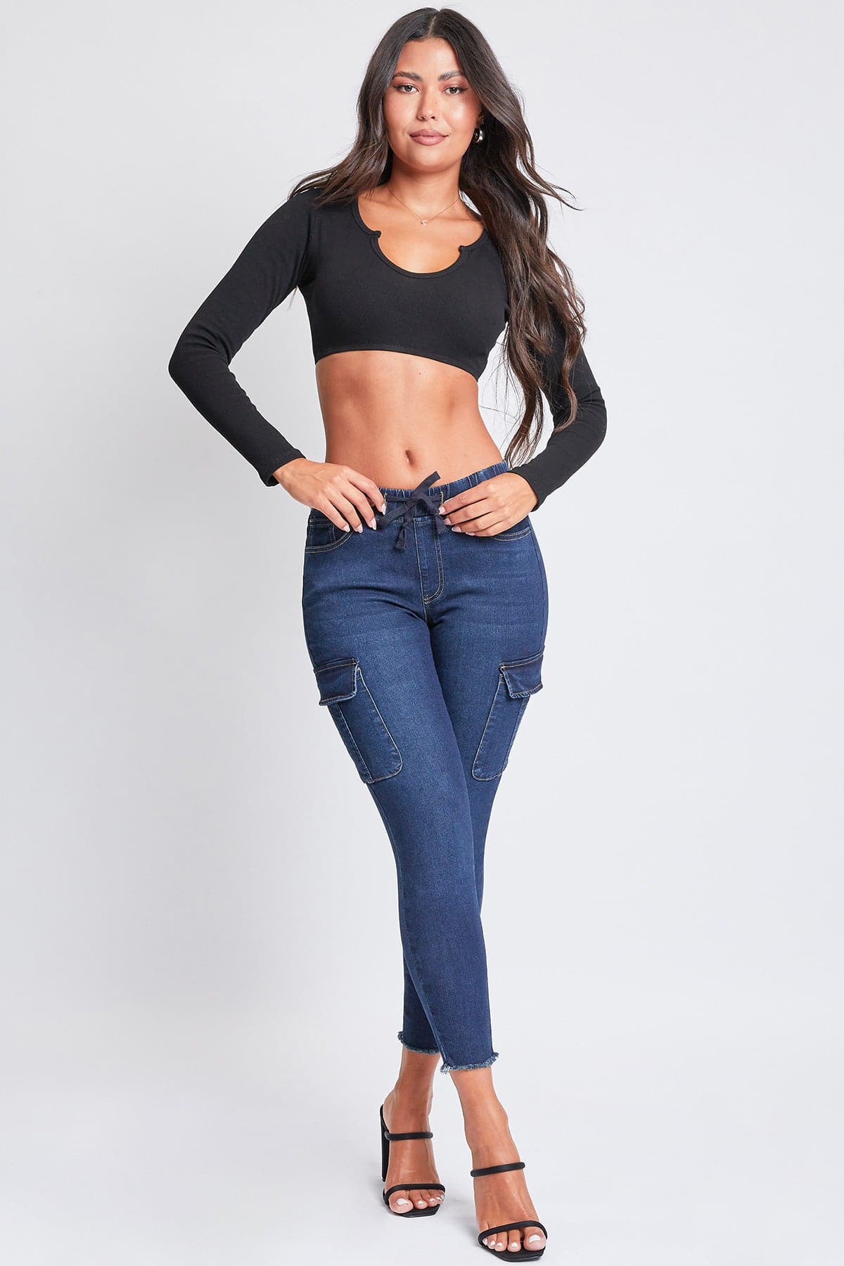 Women's Skinny Cargo Jeans  From YMI JEANS