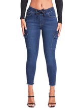 Women's Skinny Cargo Jeans  From YMI JEANS