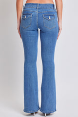 Women's Flare Featuring Flap Back Pocket Jeans from YMI JEANS