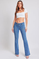 Women's Flare Featuring Flap Back Pocket Jeans from YMI JEANS