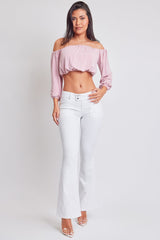 Women's Flare Featuring Flap Back Pocket Jeans from YMI JEANS