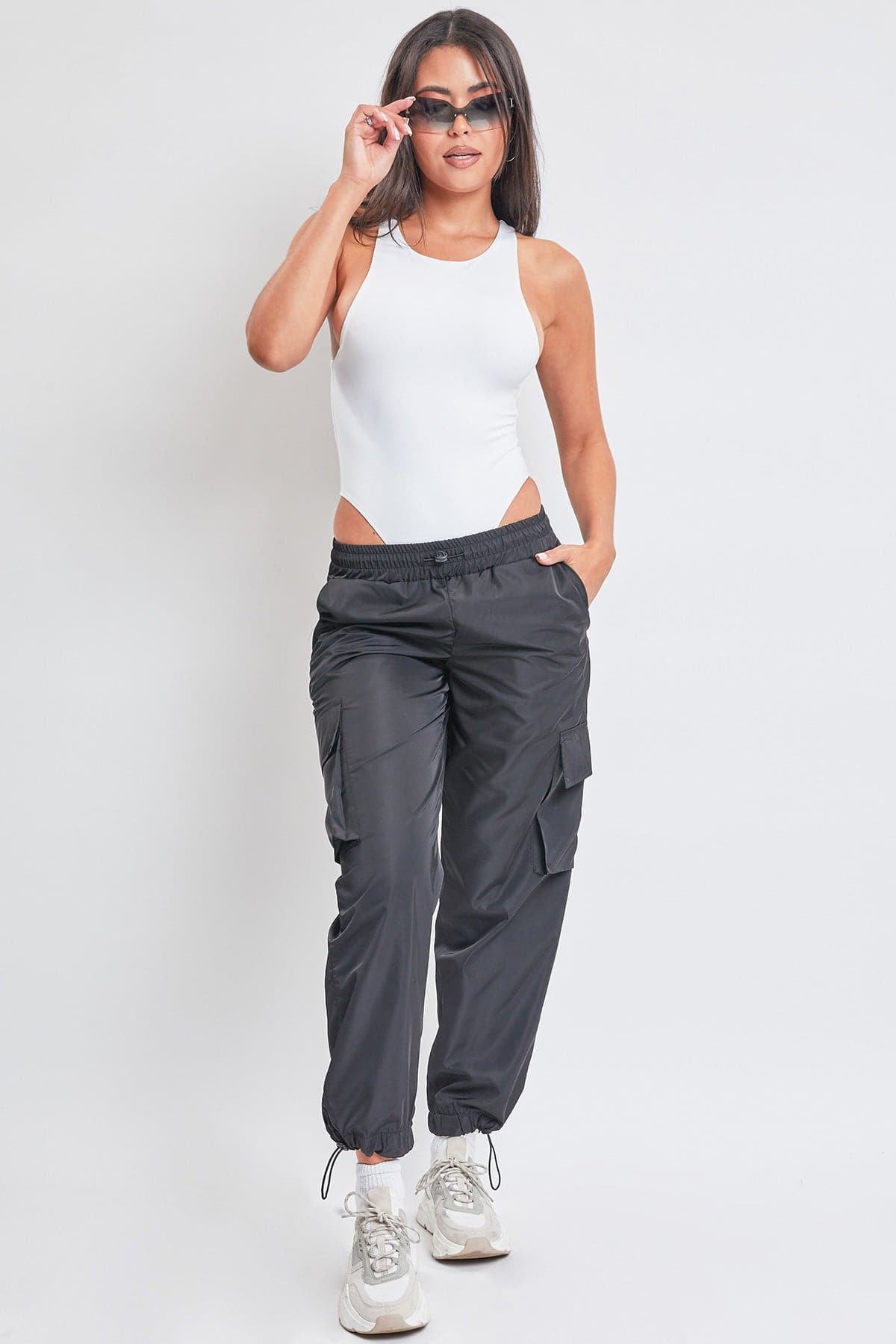 Women's Nylon Cargo Jogger from YMI JEANS