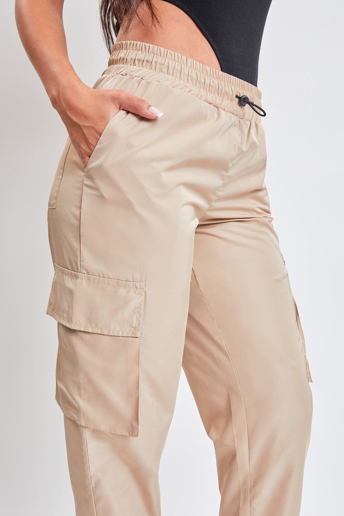 Women's Nylon Cargo Jogger from YMI JEANS