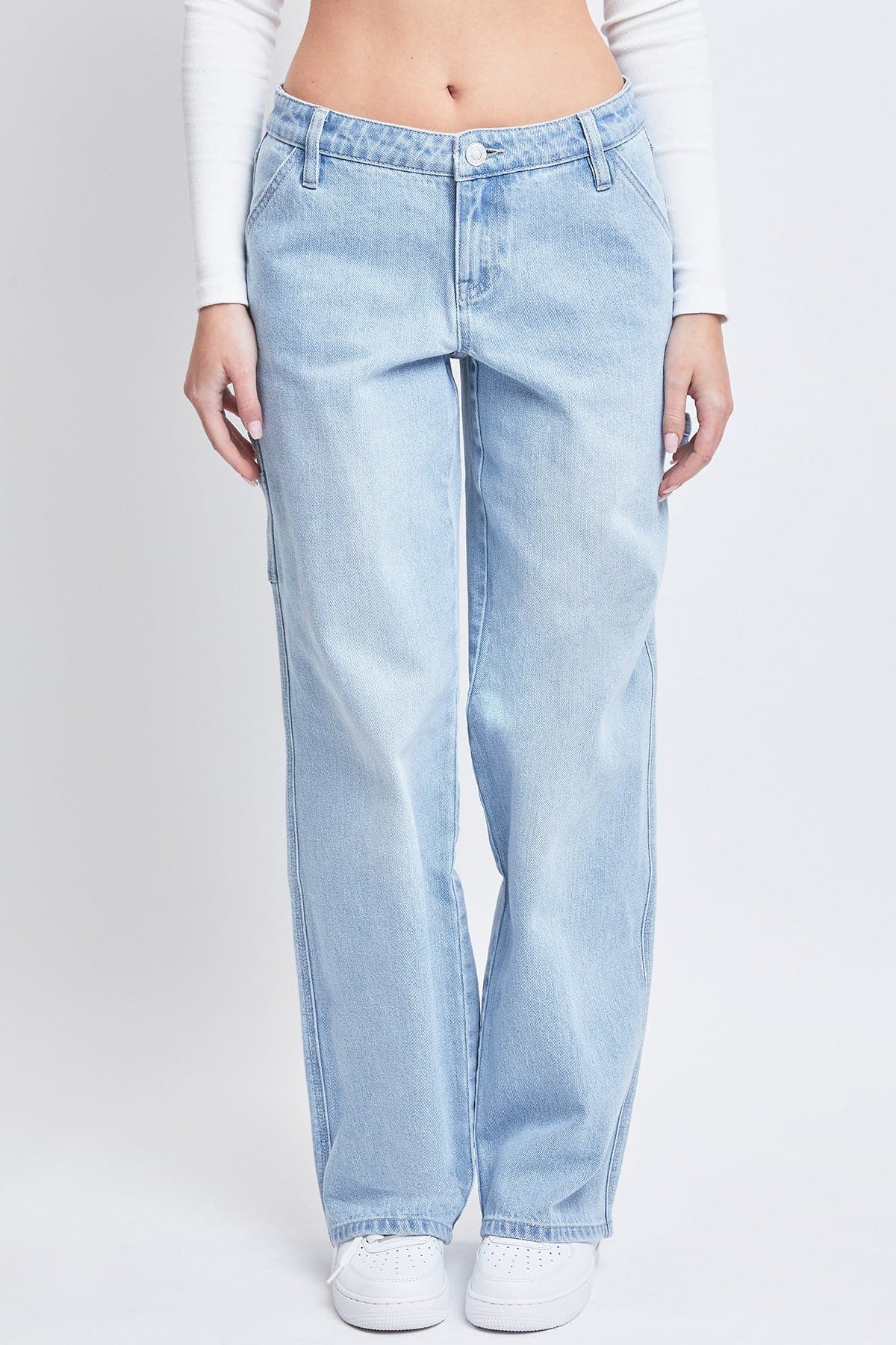 Women's Dream Mid-Rise Utility Straight Leg Jeans From YMI JEANS