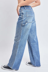 Women's Dream Mid-Rise Utility Straight Leg Jeans From YMI JEANS