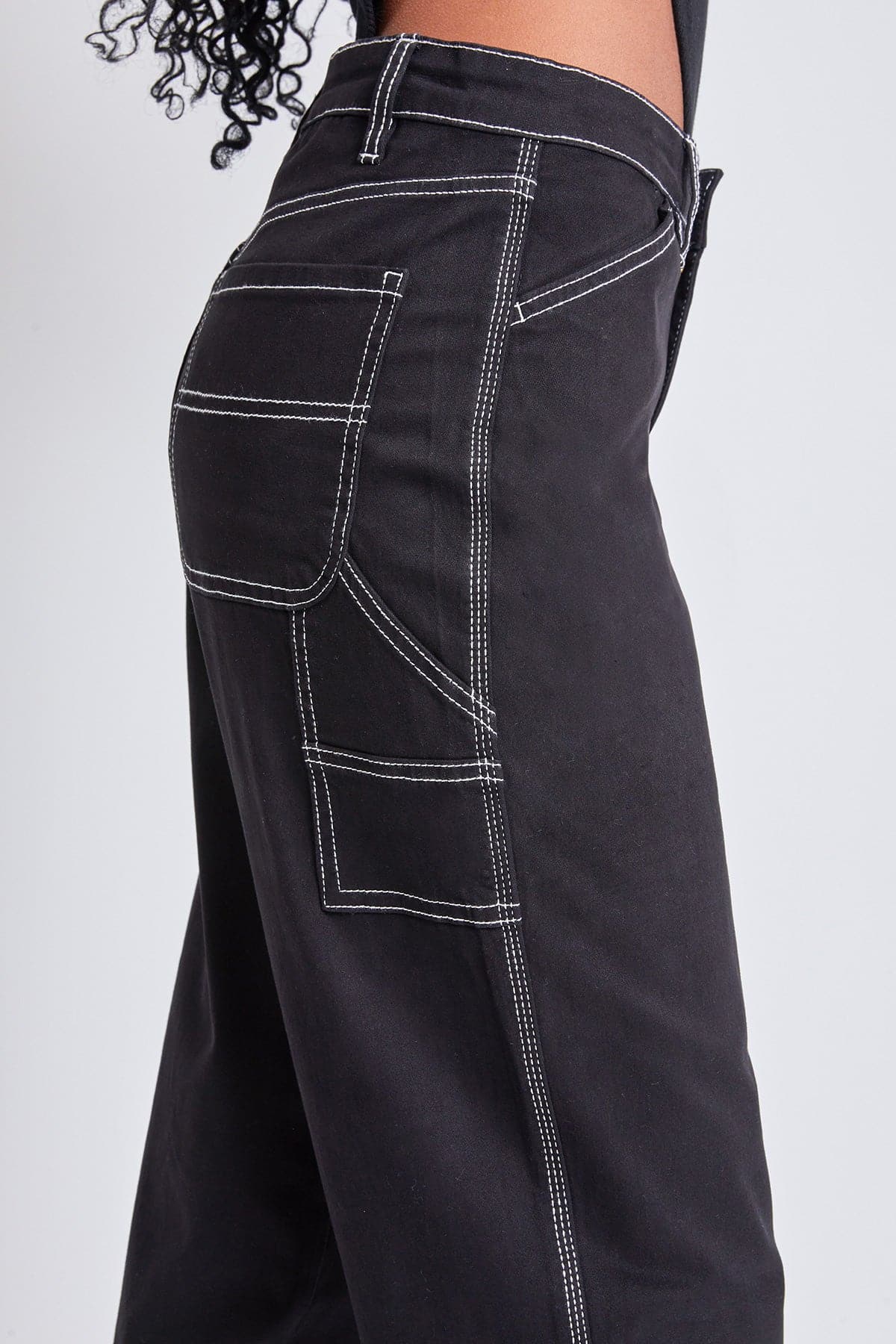 Women's High Rise Carpenter Straight Leg Pants From YMI JEANS