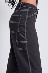 Women's High Rise Carpenter Straight Leg Pants From YMI JEANS