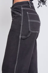 Women's High Rise Carpenter Straight Leg Pants From YMI JEANS