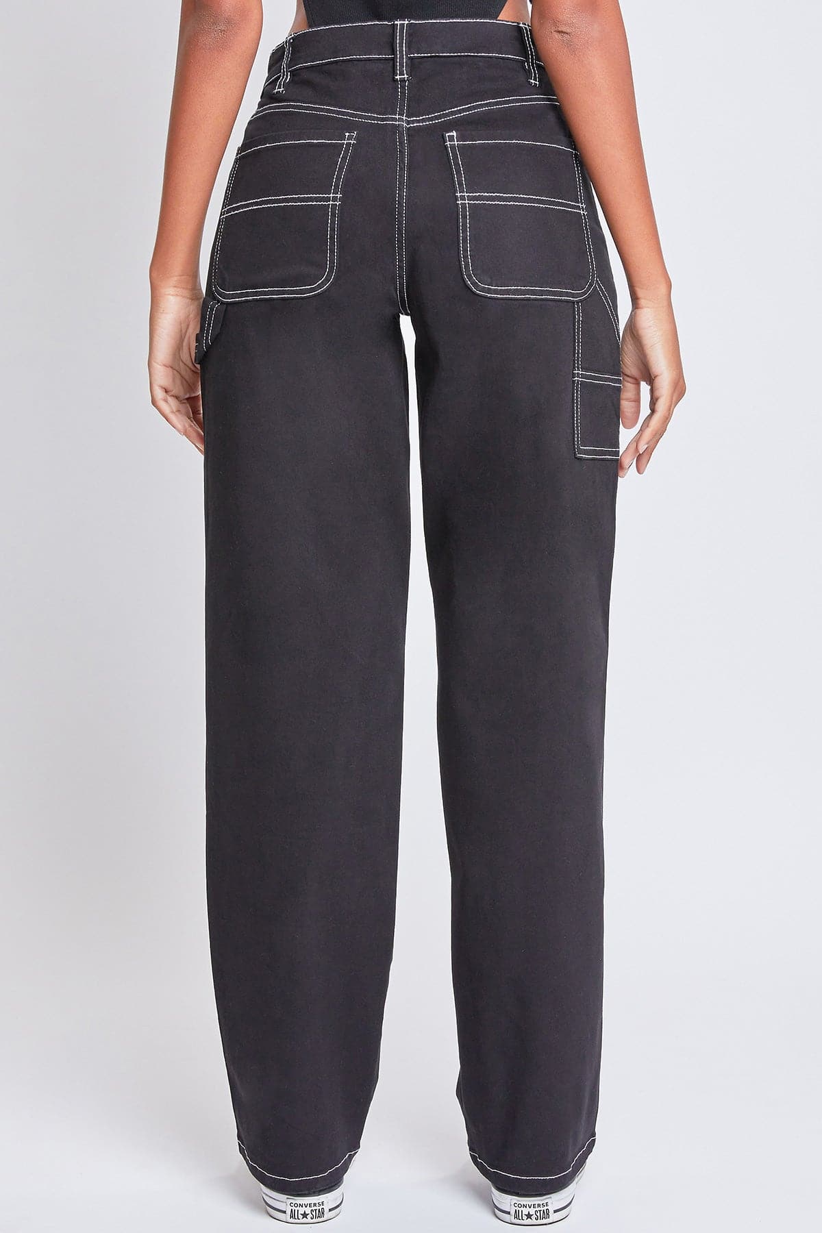 Women's High Rise Carpenter Straight Leg Pants From YMI JEANS