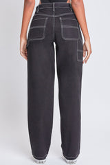 Women's High Rise Carpenter Straight Leg Pants From YMI JEANS