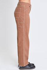 Women's High Rise Carpenter Straight Leg Pants From YMI JEANS