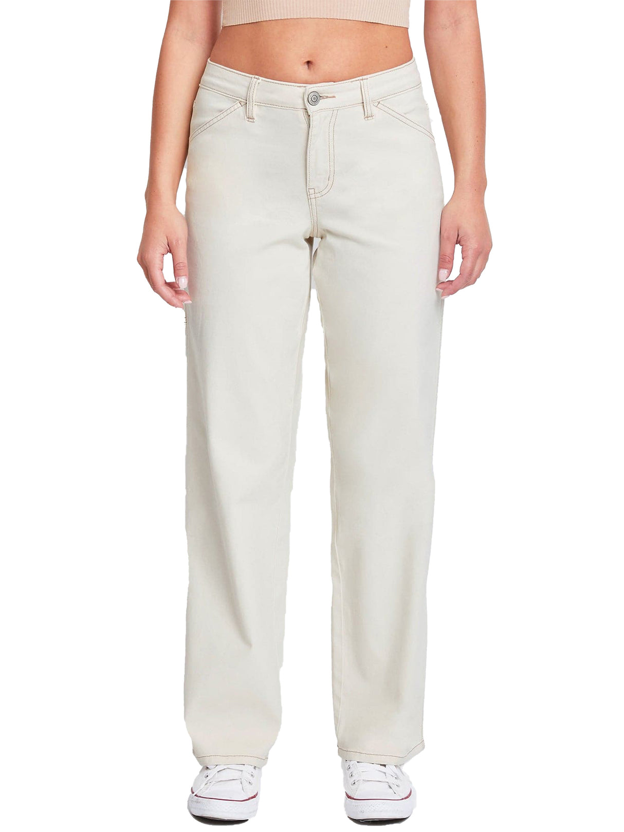 Women's High Rise Carpenter Straight Leg Pants From YMI JEANS