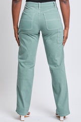Women's High Rise Carpenter Straight Leg Pants From YMI JEANS
