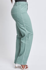 Women's High Rise Carpenter Straight Leg Pants From YMI JEANS