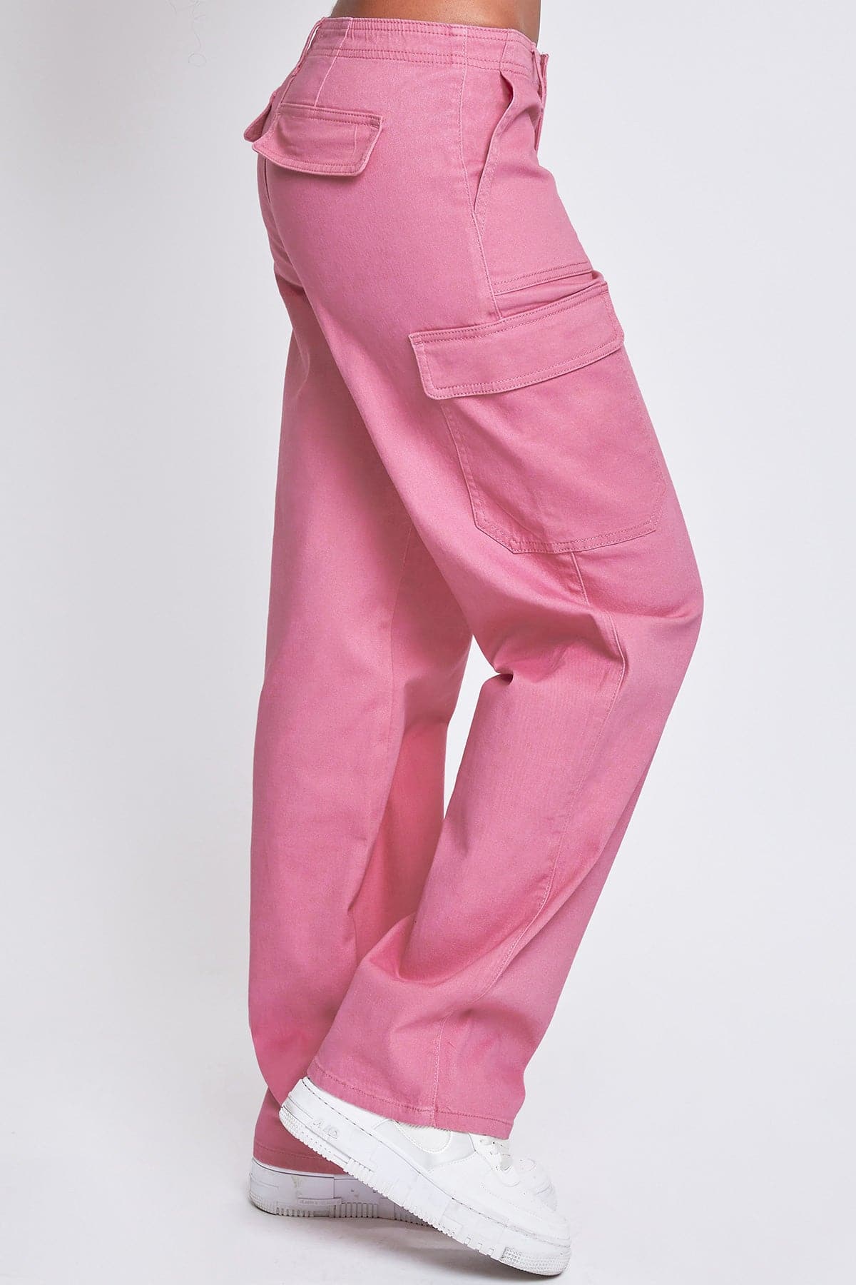 Women’s High Rise Straight Leg Cargo Pants from YMI JEANS