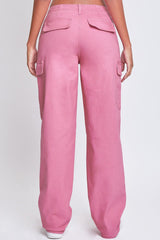 Women’s High Rise Straight Leg Cargo Pants from YMI JEANS