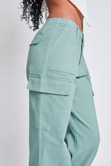 Women’s High Rise Straight Leg Cargo Pants from YMI JEANS