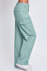 Women’s High Rise Straight Leg Cargo Pants from YMI JEANS