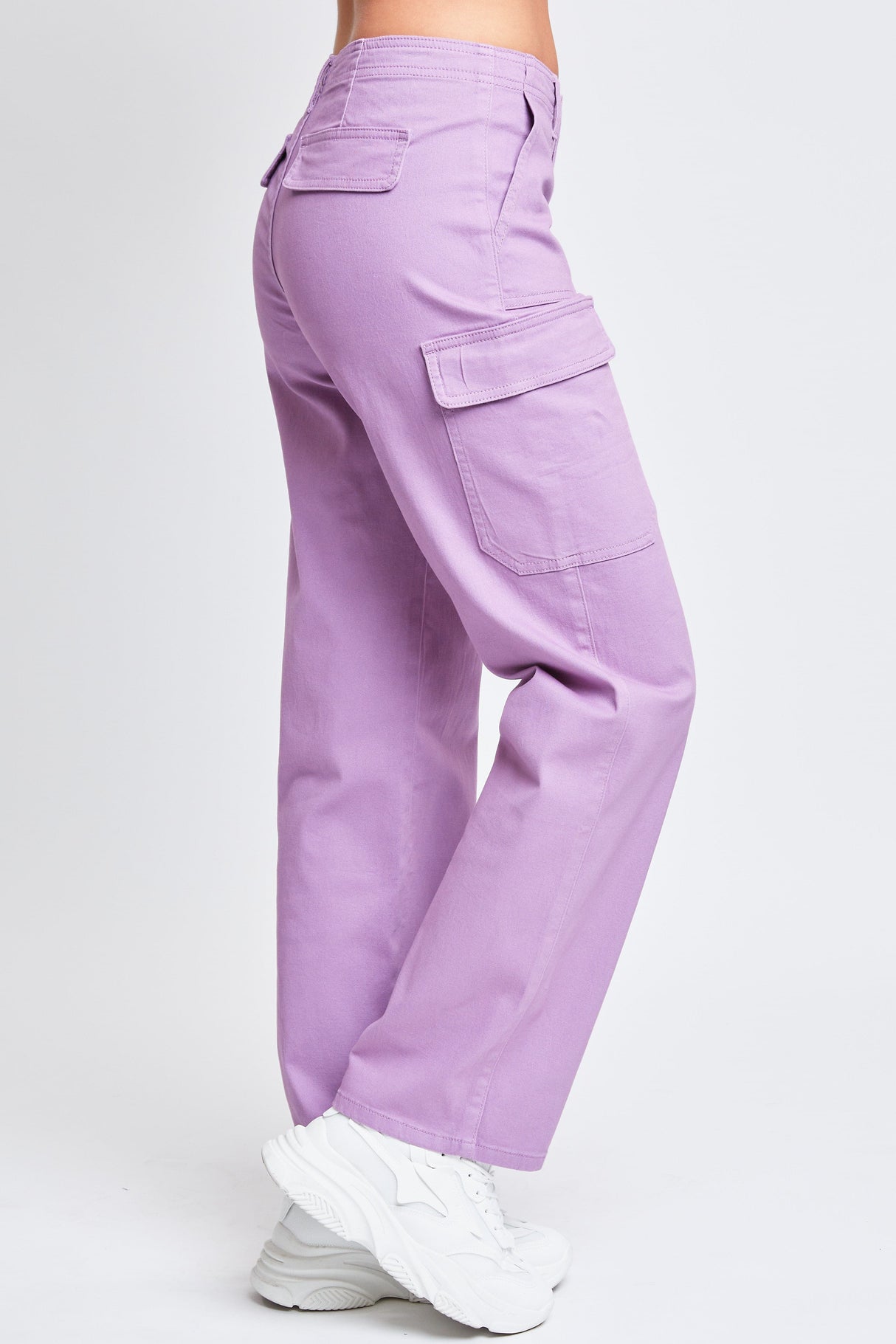 Women’s High Rise Straight Leg Cargo Pants from YMI JEANS