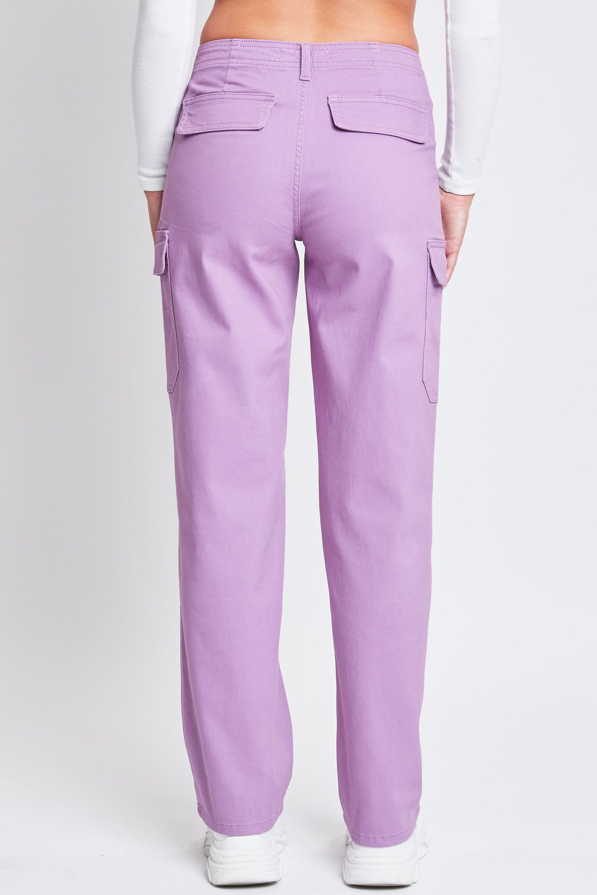 Women’s High Rise Straight Leg Cargo Pants from YMI JEANS