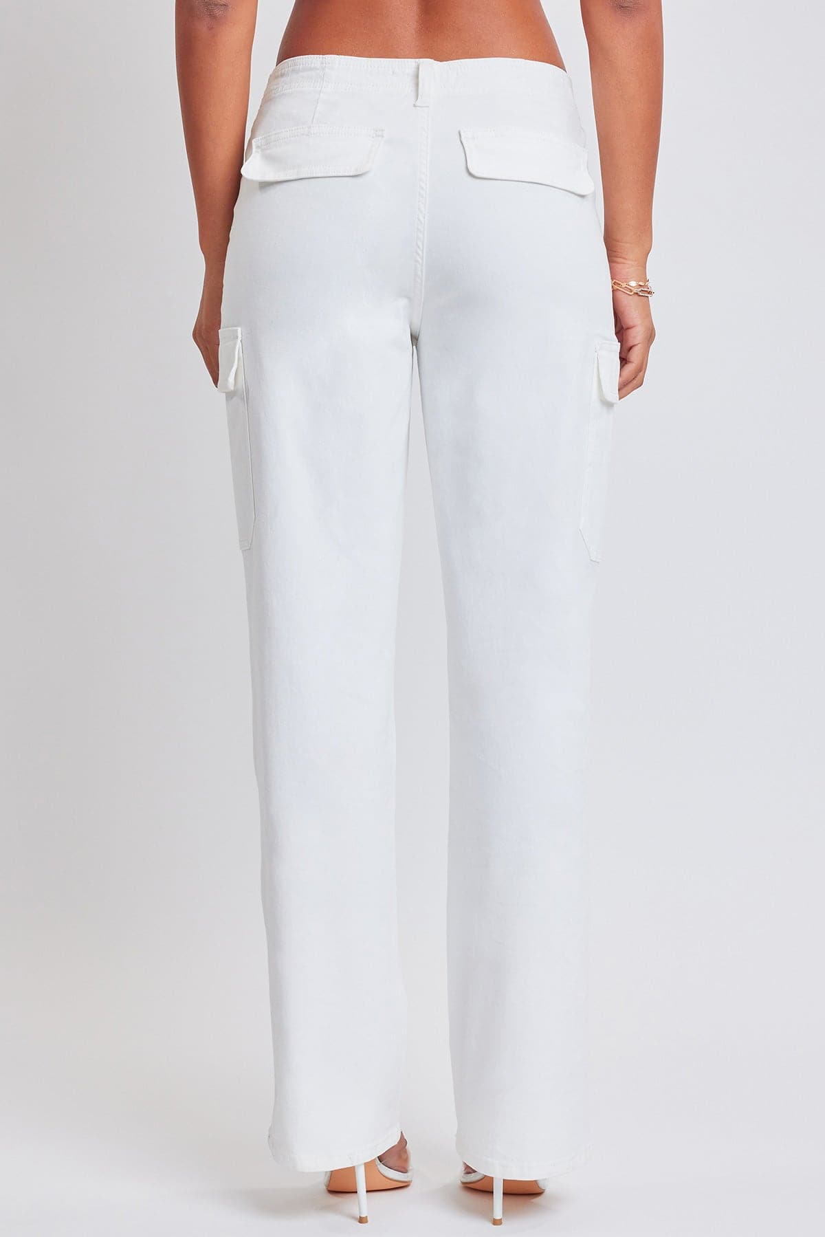 Women’s High Rise Straight Leg Cargo Pants from YMI JEANS