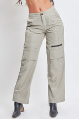 Women's  Nylon Cargo Pants from YMI JEANS