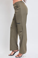 Women's  Nylon Cargo Pants from YMI JEANS
