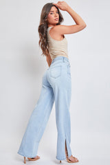 Women’s Dream 90s Straight Leg Slit Jeans From YMI JEANS