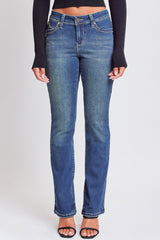 Women’s Sustainable WannaBettaButt Mid Rise Bootcut Jeans Jacket From YMI JEANS