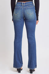 Women’s Sustainable WannaBettaButt Mid Rise Bootcut Jeans Jacket From YMI JEANS