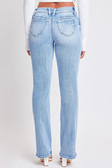 Women’s Sustainable WannaBettaButt Mid Rise Bootcut Jeans Jacket From YMI JEANS