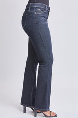Women’s Sustainable WannaBettaButt Mid Rise Bootcut Jeans Jacket From YMI JEANS