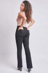 Women’s Sustainable WannaBettaButt Mid Rise Bootcut Jeans Jacket From YMI JEANS