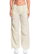 Women's Relaxed Nylon Parachute Pants From YMI JEANS