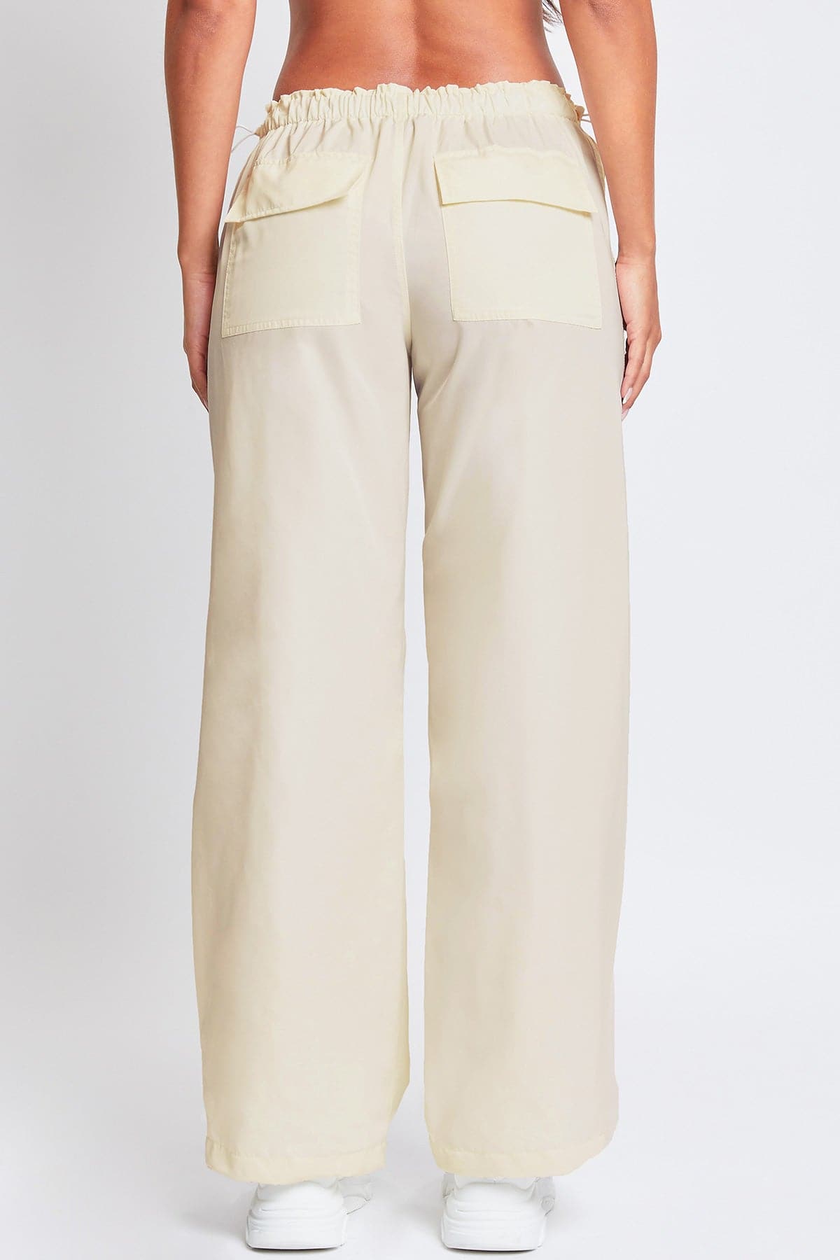 Women's Relaxed Nylon Parachute Pants From YMI JEANS